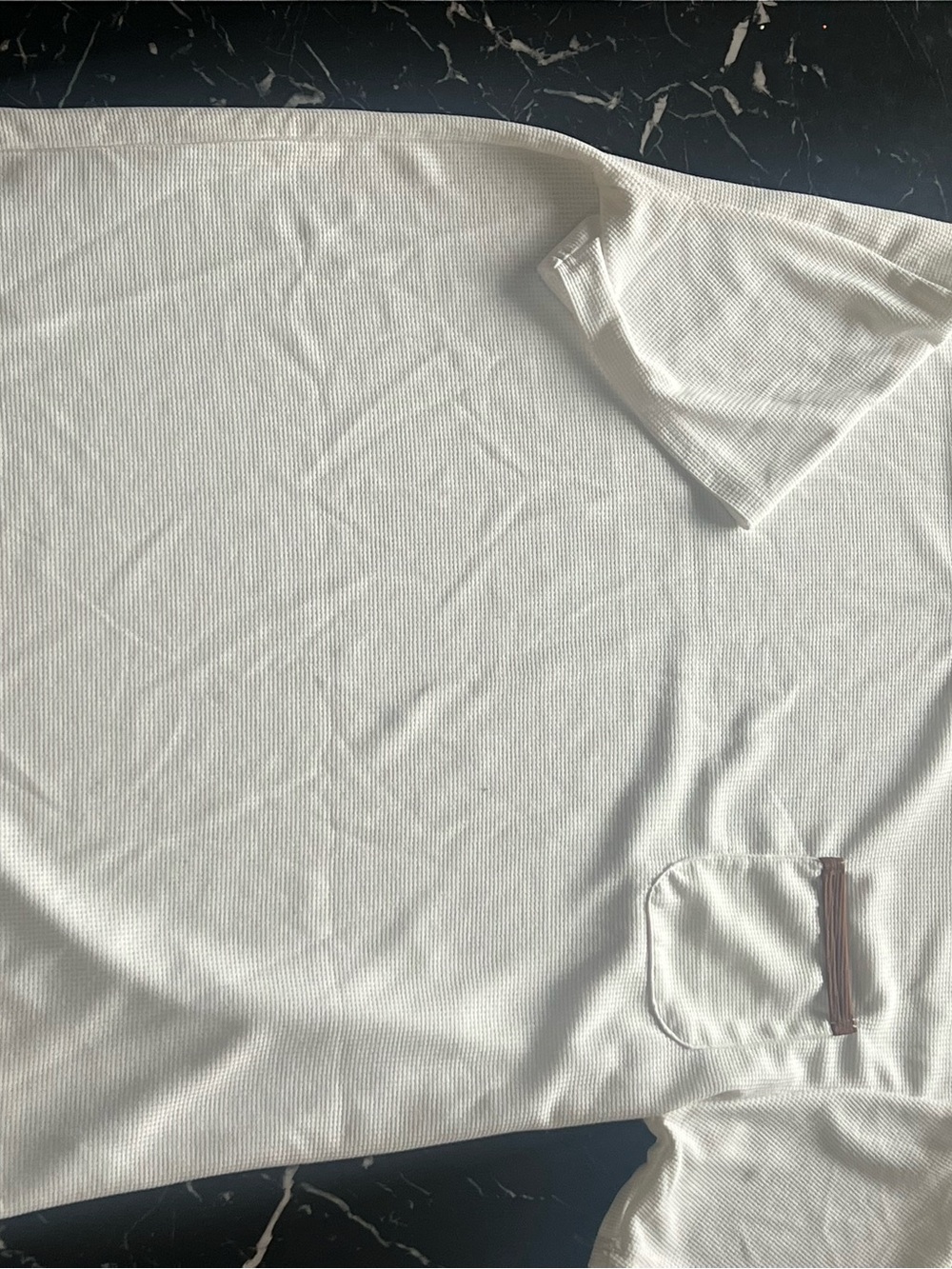 Men's White Short-Sleeve Pocket T-Shirt
